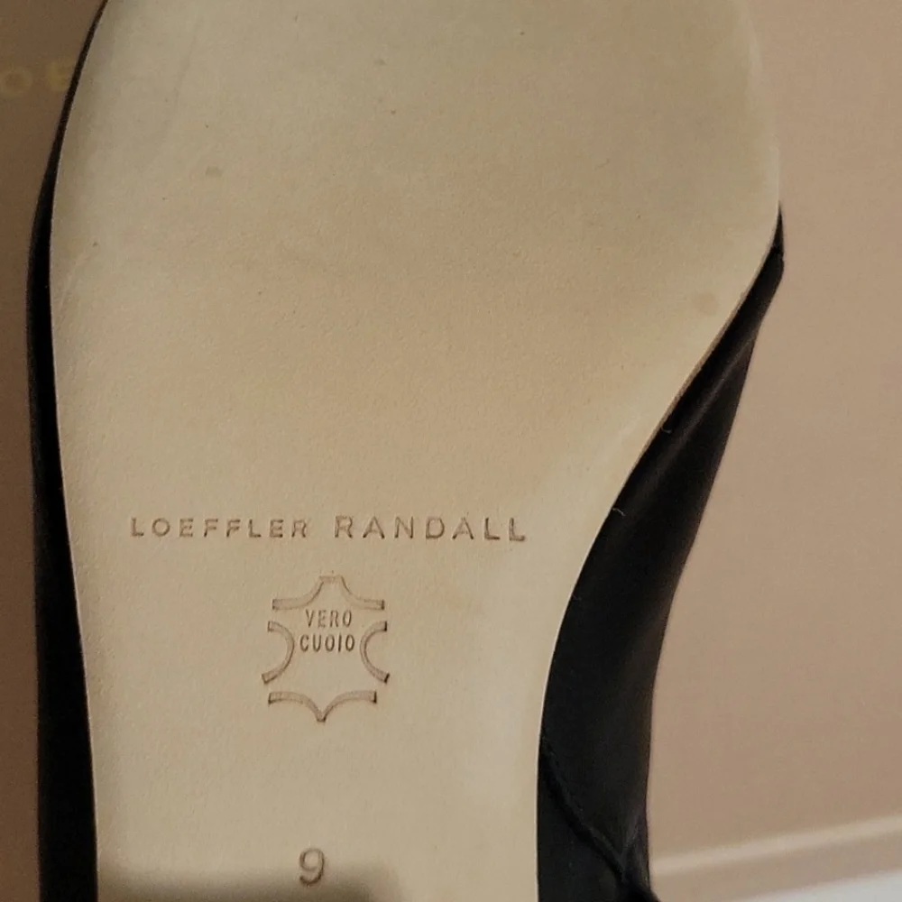 Black Leather Women's Boots - Picture 2 of 4